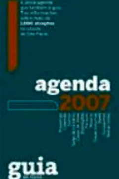 Livro Agenda Guia Da Folha 2007 - Resumo, Resenha, PDF, etc.