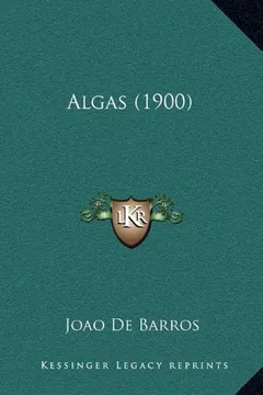 Capa do livro Algas (1900)