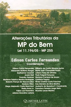 Capa do livro Alteracoes Tributarias Da Mp Do Bem