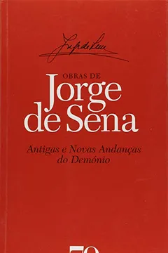 Capa do livro Antigas e Novas Andanças do Demónio