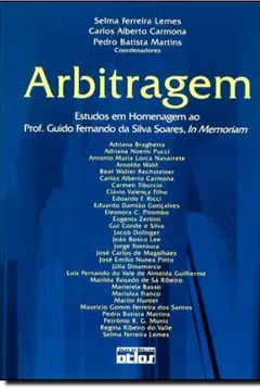 Capa do livro Arbitragem
