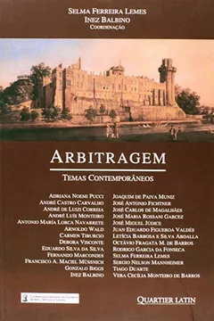 Livro Arbitragem. Temas Contemporâneos - Resumo, Resenha, PDF, etc.