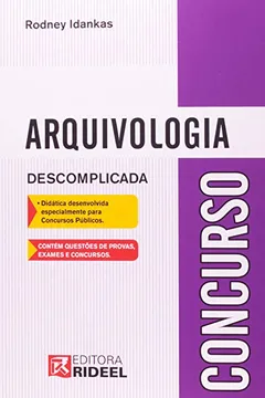 Livro Arquivologia. Concurso - Resumo, Resenha, PDF, etc.