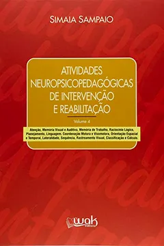Capa do livro Atividades Psicopedagógicas de Intervenção e Reabilitação - Volume 4