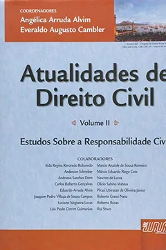 Capa do livro Atualidades de Direito Civil - Volume 2