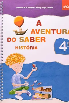 Capa do livro Aventura Do Saber. Historia. 4º Ano