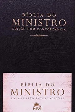 Livro Bíblia do Ministro com Concordância Luxo Preta - Resumo, Resenha, PDF, etc.