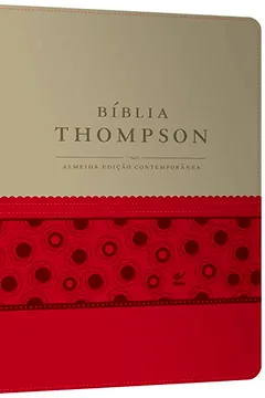 Livro Bíblia Thompson - Capa Luxo Vermelho e Bege - Resumo, Resenha, PDF, etc.