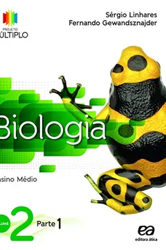 Capa do livro Biologia - Volume 2. Coleção Projeto Múltiplo