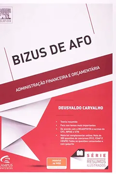 Livro Bizus de AFO. Administração Financeira e Orçamentária - Resumo, Resenha, PDF, etc.