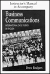 Capa do livro Business Communications Instruct.Manual