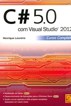 Capa do livro C# 5.0 com Visual Studio 2012. Curso Completo