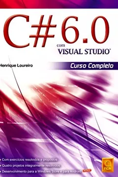Capa do livro C# 6.0. Com Visual Studio. Curso Completo