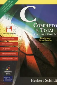 Livro C Completo e Total (+ Disquete) - Resumo, Resenha, PDF, etc.