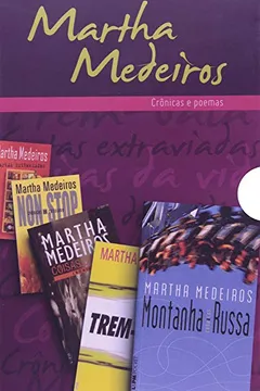 Capa do livro Caixa Martha Medeiros. Cronicas E Poemas