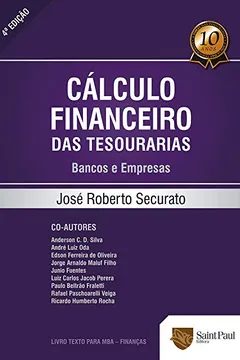 Livro Cálculo Financeiro das Tesourarias. Bancos e Empresas - Resumo, Resenha, PDF, etc.