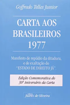 Livro Carta aos Brasileiros 1977 - Resumo, Resenha, PDF, etc.