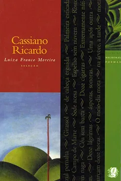 Livro Cassiano Ricardo - Coleção Melhores Poemas - Resumo, Resenha, PDF, etc.