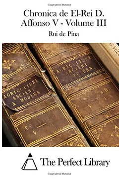 Capa do livro Chronica de El-Rei D. Affonso V - Volume III