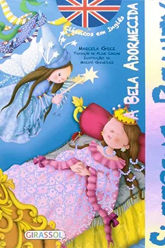 Capa do livro Clássicos em Inglês. A Bela Adormecida