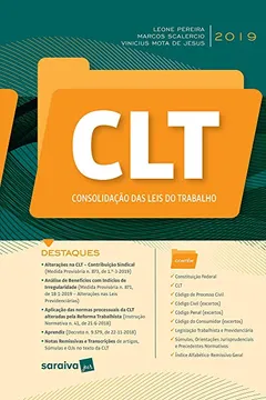 Livro CLT - Consolidação das Leis do trabalho - 1ª edição de 2019 - Resumo, Resenha, PDF, etc.