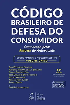Livro Código Brasileiro de Defesa do Consumidor - Resumo, Resenha, PDF, etc.