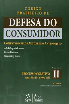 Livro Código Brasileiro de Defesa do Consumidor. Processo Coletivo- Volume 2 - Resumo, Resenha, PDF, etc.