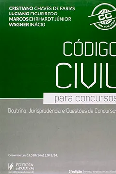 Capa do livro Codigo Civil Para Concursos