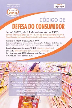 Livro Código De Defesa Do Consumidor - Resumo, Resenha, PDF, etc.