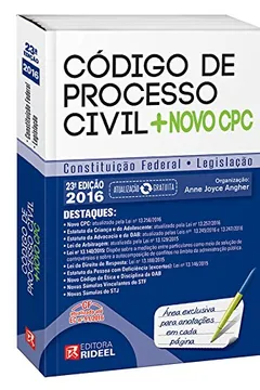 Livro Código de Processo Civil - Resumo, Resenha, PDF, etc.