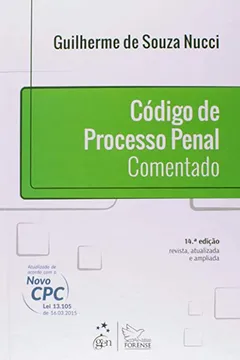Livro Código de Processo Penal. Comentado - Resumo, Resenha, PDF, etc.