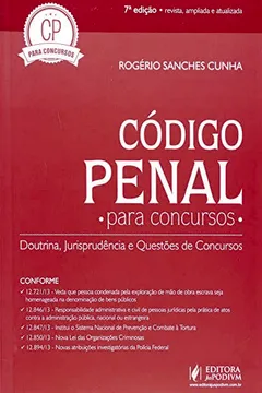 Livro Codigo Penal Para Concursos (Cp) - Resumo, Resenha, PDF, etc.