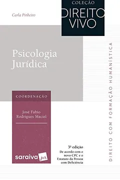 Livro Coleção Direito Vivo. Psicologia Jurídica - Resumo, Resenha, PDF, etc.