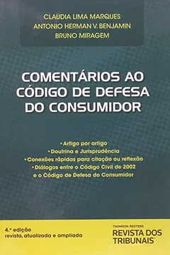 Livro Comentários ao Código de Defesa do Consumidor - Resumo, Resenha, PDF, etc.