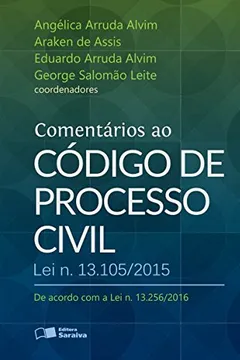 Capa do livro Comentários ao Código de Processo Civil. Lei N. 13.105-2015