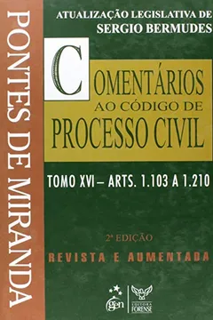 Livro Comentários ao Código de Processo Civil - Tomo 16 - Resumo, Resenha, PDF, etc.