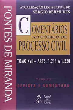 Livro Comentarios Ao Codigo De Processo Civil - Tomo 17 - Resumo, Resenha, PDF, etc.