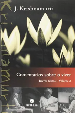 Livro Comentários Sobre o Viver - Volume 2 - Resumo, Resenha, PDF, etc.