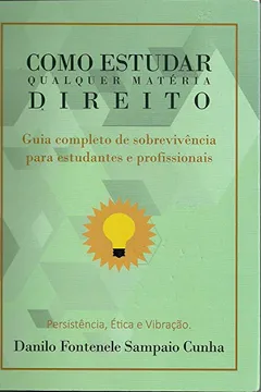 Livro Como Estudar Qualquer Matéria Direito - Resumo, Resenha, PDF, etc.