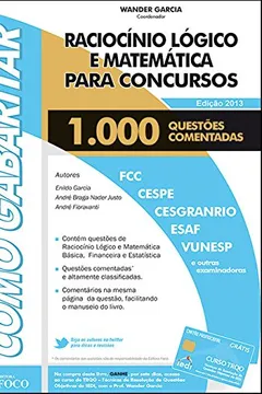 Livro Como Gabaritar. Raciocínio Lógico e Matemática Para Concursos - Resumo, Resenha, PDF, etc.
