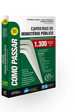 Livro Como Passar em Carreiras do Ministério Público - Resumo, Resenha, PDF, etc.