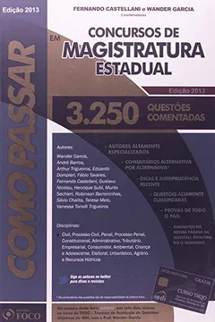 Livro Como Passar Em Concursos De Magistratura Estadual - Resumo, Resenha, PDF, etc.