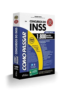 Livro Como Passar em Concursos do INSS Técnico e Analista - Resumo, Resenha, PDF, etc.