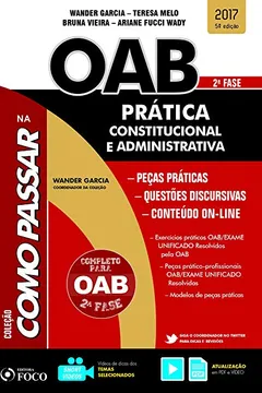 Livro Como Passar na OAB 2ª Fase. Prática Constitucional e Administrativa - Resumo, Resenha, PDF, etc.
