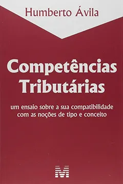 Livro Competências Tributarias - Resumo, Resenha, PDF, etc.