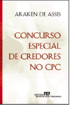 Capa do livro Concurso Especial de Credores no CPC