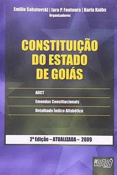 Livro Constituição do Estado de Goiás - Resumo, Resenha, PDF, etc.