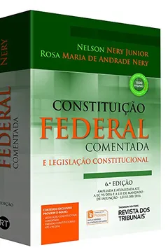 Livro Constituição Federal Comentada e Legislação Constitucional - Resumo, Resenha, PDF, etc.