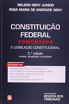 Livro Constituição Federal Comentada. E Legislação Constitucional - Resumo, Resenha, PDF, etc.