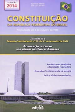Livro Constituição República Federativa Do Brasil. Promulgada Em 5 De Outubro De 1988 - Resumo, Resenha, PDF, etc.